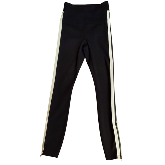 Spiritual Gangster Track Stripe Zip Ankle Compression 7/8 Leggings - Picture 11 of 16